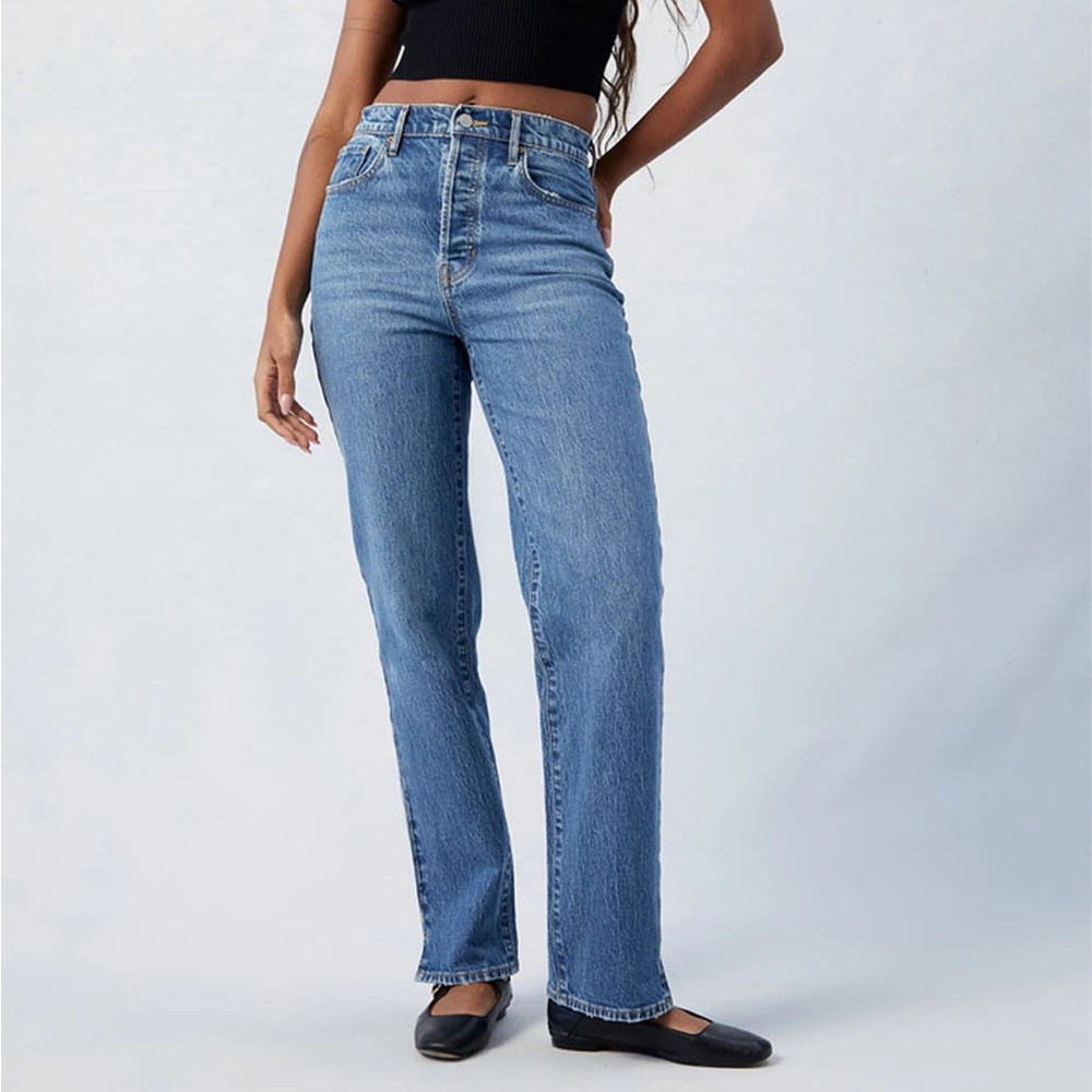 PACSUN - Stretch Dark Indigo Dad Jeans - NWT